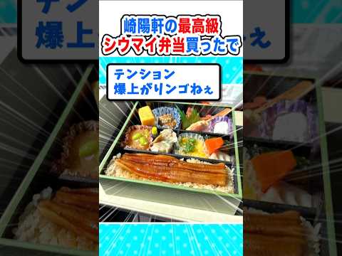 【動画】高い?安い?崎陽軒の最高級シュウマイ弁当買ったでw