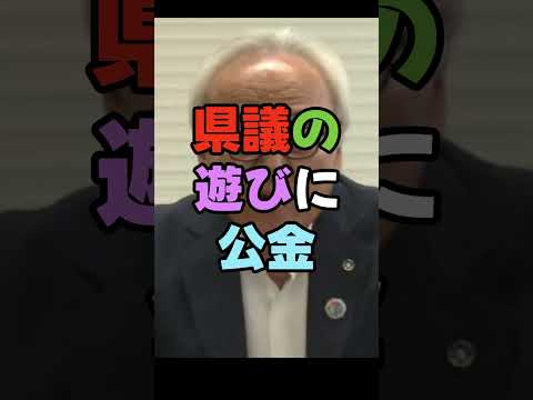 【驚愕】県議の旅行・交際費に税金1200万円!30年間“税金垂れ流し”!自民だけじゃない…?県議の“遊び”に公金!誰が税金をチェックした?